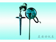 金湖廠家熱銷(xiāo)儀表熱套式雙金屬溫度計(jì)