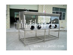 廠家直銷鋰電池生產手套箱，雙工位手套箱價格，真空手套箱
