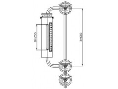 云母双色水位计/双色水位计  D49H-10/2-Y600