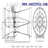 E8CZ10-22 煤矿地面用抽出式轴流通风机