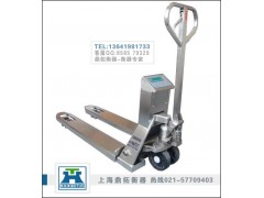 仓储货物1T推车称,镇江搬运液压叉车秤