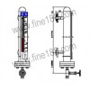 CFZ-C13低温防霜型磁性翻柱液位计