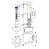 CFZ-T16用于小密度介质或小安装孔磁性翻柱液位计
