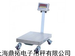 移动式台秤,200kg带轮子电子台秤,方便移动称重电子秤