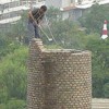 盐城高空建筑拆除公司.汕头发电厂砖烟囱拆除