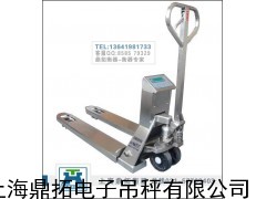 本溪地牛电子秤价(快递)3T手动液压叉车秤