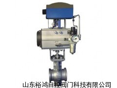 山东裕鸿自控阀门厂生产气动偏心旋转阀
