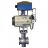 山东裕鸿自控阀门厂生产气动偏心旋转阀