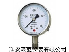 氨用压力表 YA-100  -0.1-2.4MPa M20
