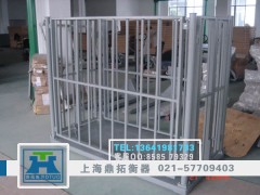 天水杀猪厂5T牲畜电子称丨带围栏畜牧电子平台秤