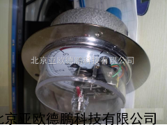 轴向带边膜盒电接点压力表 膜盒电接点压力表