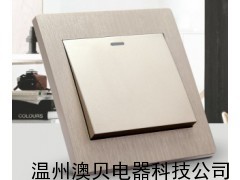 86型墙壁开关厂家，土豪金色墙壁开关插座，墙壁开关牌子