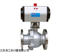 揚(yáng)州Q641F-16C型氣動(dòng)法蘭O型球閥價(jià)格