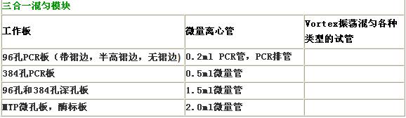 混匀模块