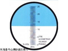 低濃度葡萄酒酒精度測試測量儀0-25度酒濃度折射儀
