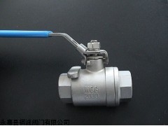 二片式内螺纹球阀，二片式碳钢/不锈钢球阀Q11F-