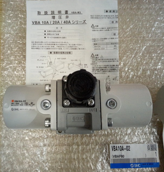 日本SMC增压阀,VBA10A-02