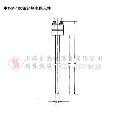 WRP-100鉑銠熱電偶元件