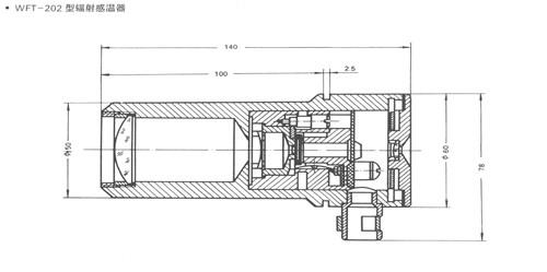 WFT-202輻射感溫器結(jié)構(gòu)原理