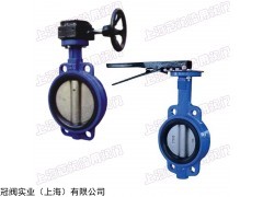 船用中心型对夹式手动蝶阀(蜗轮及手柄）