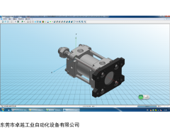smc气缸模型,smc气缸三维模型