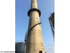 电厂烟囱安装螺旋爬梯
