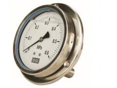 不锈钢轴向带边压力表Y-103BF 上海自动化仪表四厂