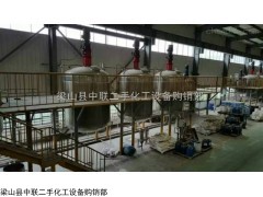 二手5000升全不锈钢反应釜价格，梁山二手全不锈钢反应釜