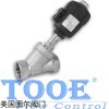 上海進口閥門圖爾螺紋氣動角座閥