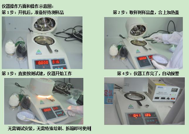 肉类水分测定仪操作步骤