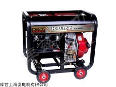 带搅拌机用-三相7KW柴油发电机库兹动力