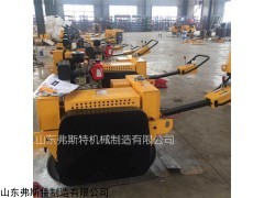 手扶双轮压路机 振动压路机 小型双轮压路机性能稳定