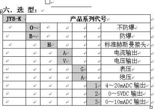 精巧型压力变送器