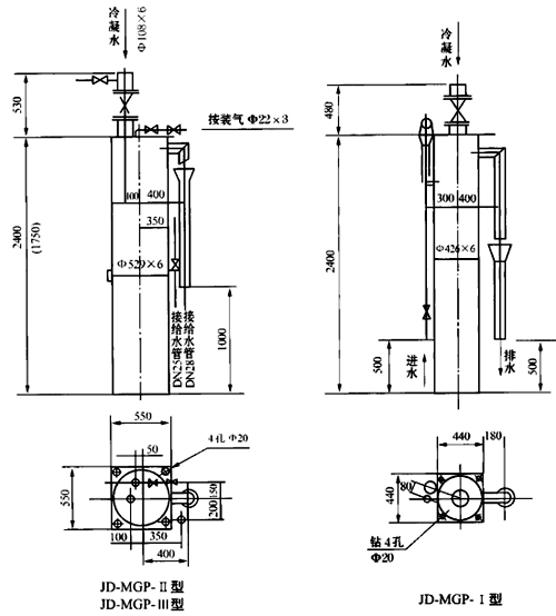 煤气管道用冷凝水排水器