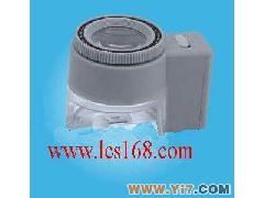 8倍圆筒放大镜 带光源带刻度8倍放大镜