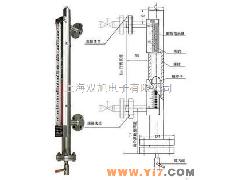山东UHZ-111/C磁翻板液位计 UHZ-111/B UHZ-111/S防霜型电远传磁浮子液位计