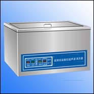 臺式雙頻恒溫數控聲波清洗器