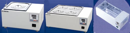 电热恒温水浴锅(单列双孔)  