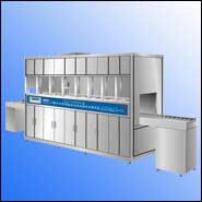 七槽式分配阀数码自动声波清洗器  